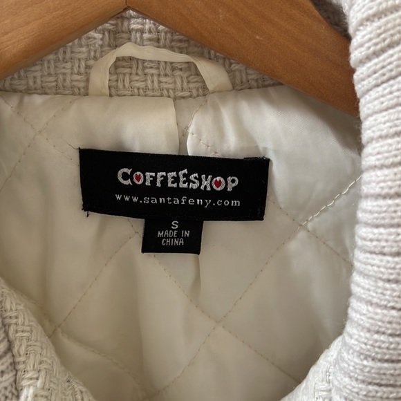 White/off white pea coat - Picture 3 of 4